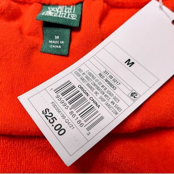 Wild Fable Women's Terry Towel Halter Style Romper - Red - Picture 4 of 6